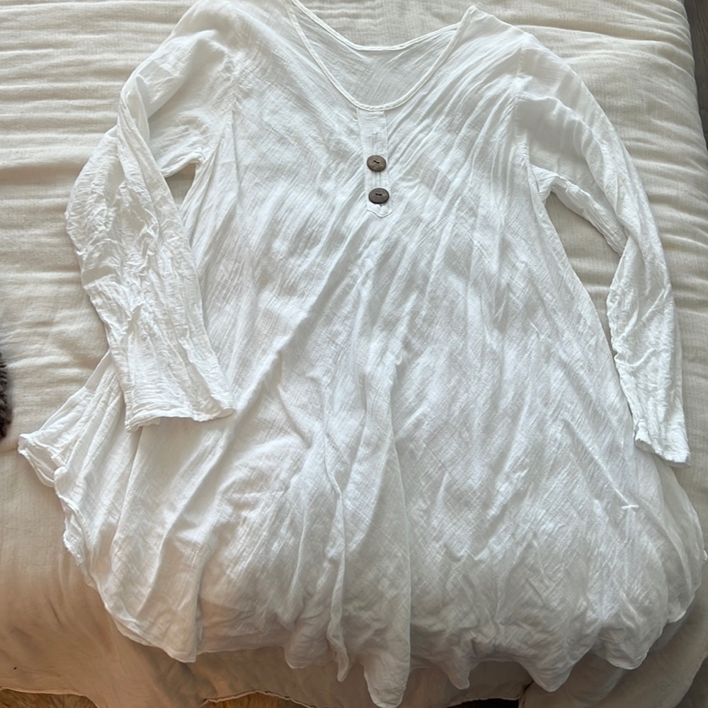 White Beach Cover Up